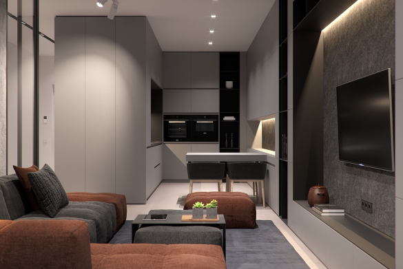 دکوراسیون آپارتمان کوچک در شیراز