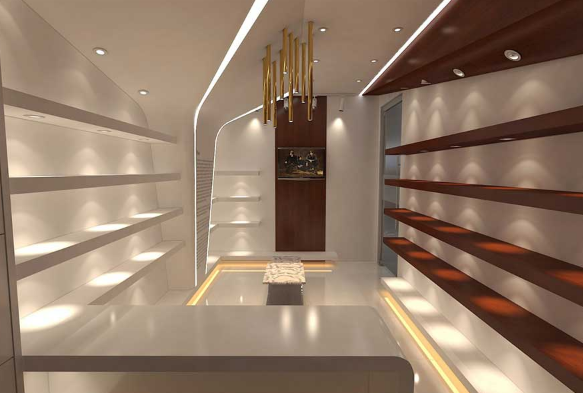 دکور فروشگاه ساده